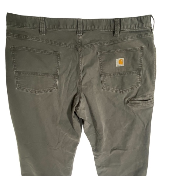 Carhartt Pants Gray Relaxed Fit Canvas Mens 40X32 - Picture 5 of 13